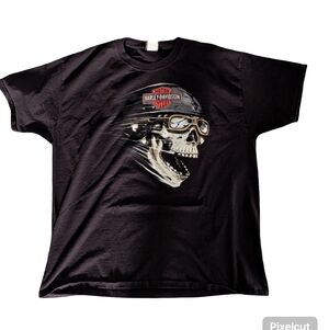 Harley-Davidson Black Skull Graphic Tee